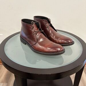 Men's Brown Leather Chukka Boots